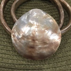 🧡 Vintage Shell Scarf Slide